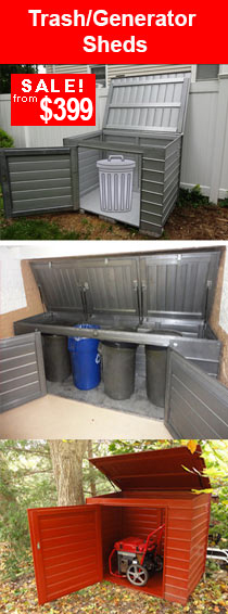 trash generator sheds